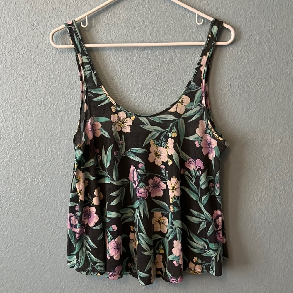 American Eagle Floral Tank Top